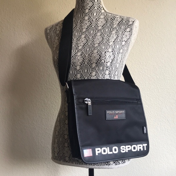 Polo Ralph Lauren Handbags - Vintage Polo sport Ralph Lauren nylon crossbody tote purse